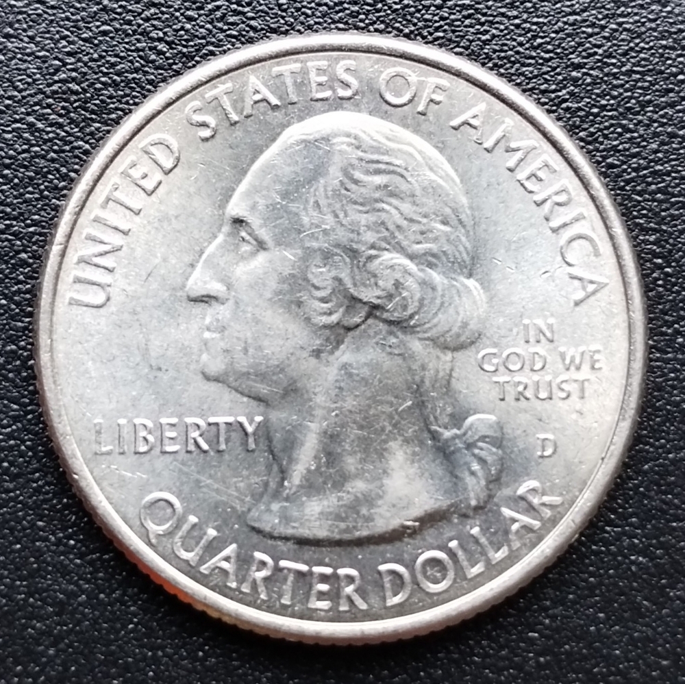 2020 D U.S. Virgin Islands Quarter, Salt Water Bay.